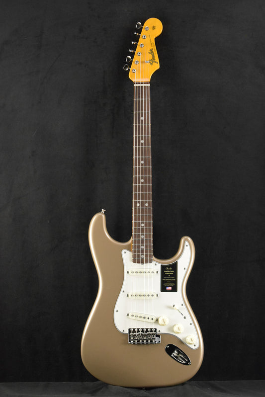 Fender American Vintage II 1965 Stratocaster Shoreline Gold Round-Lam Rosewood Fingerboard