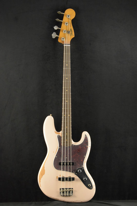 Fender Flea Jazz Bass Roadworn Shell Pink Rosewood Fingerboard