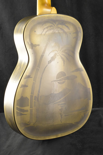 National Style O 14-Fret Antique Brass Weathered Finish