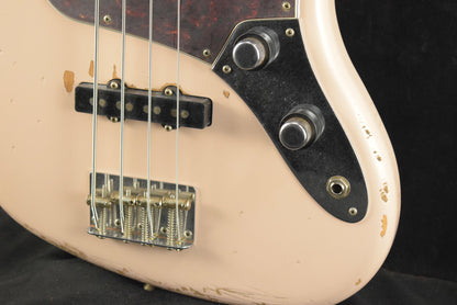 Fender Flea Jazz Bass Roadworn Shell Pink Rosewood Fingerboard