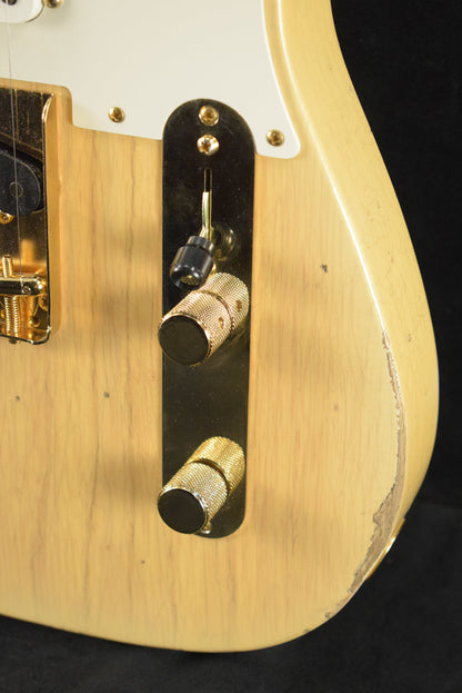 Fender Limited Edition Hotshot Telecaster Relic Aged Natural Blonde 1-Piece Quartersawn Maple Neck