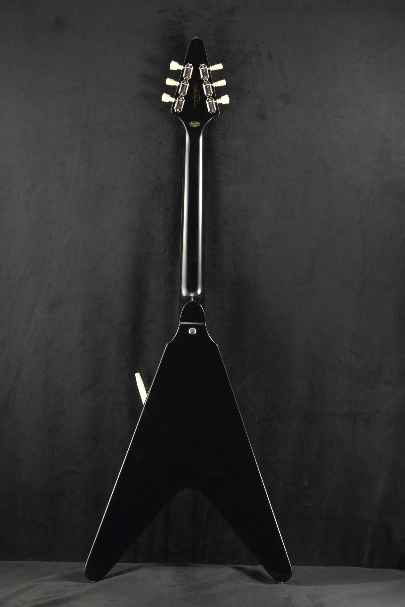 Epiphone (Inspired by Gibson Custom) Jimi Hendrix™ "Love Drops" Flying V Ebony