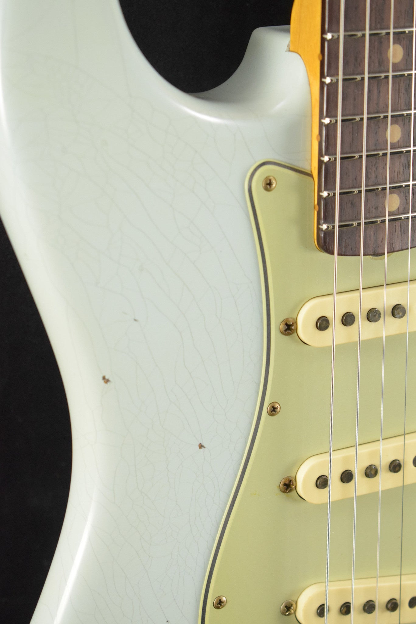 Fender 1959 Stratocaster Journeyman Relic Super Faded Aged Sonic Blue 3A Rosewood Fingerboard