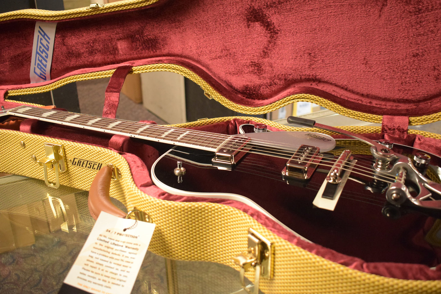 Gretsch G6128T-GH George Harrison Signature Duo Jet with Bigsby Black Rosewood Fingerboard