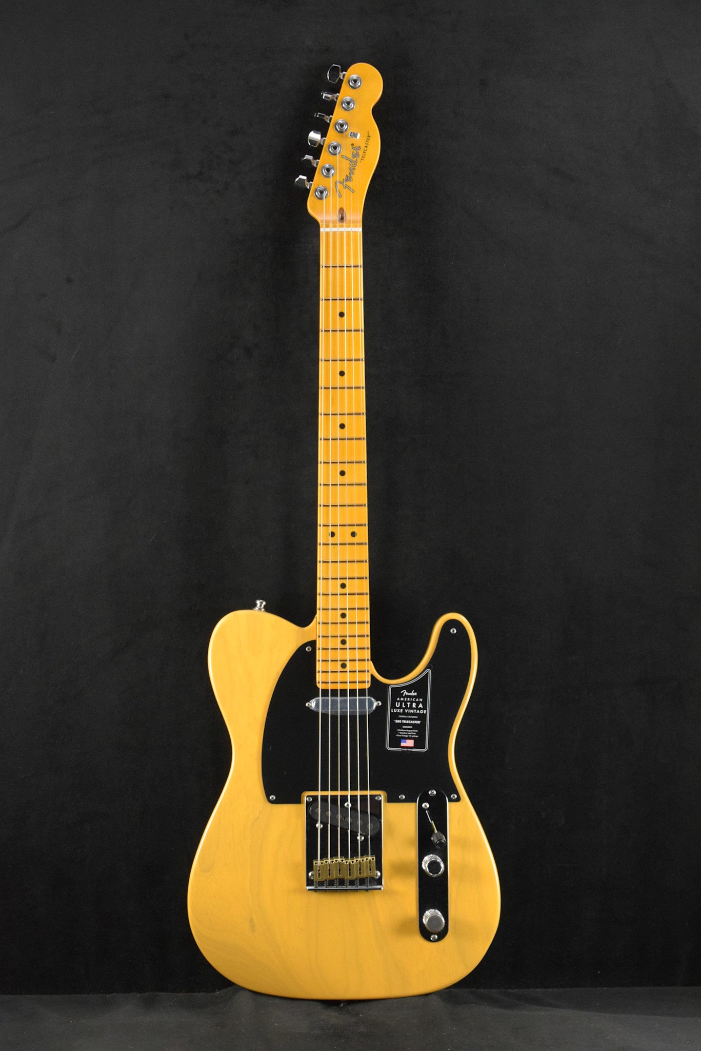 Fender American Ultra Luxe Vintage '50s Telecaster Butterscotch Blonde Maple Fingerboard
