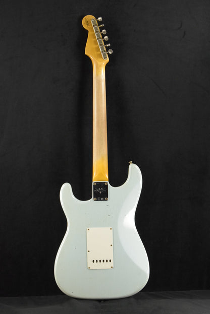 Fender 1959 Stratocaster Journeyman Relic Super Faded Aged Sonic Blue 3A Rosewood Fingerboard