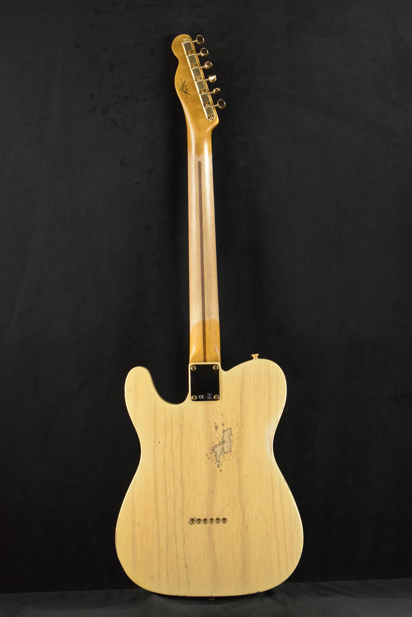 Fender Limited Edition Hotshot Telecaster Relic Aged Natural Blonde 1-Piece Quartersawn Maple Neck