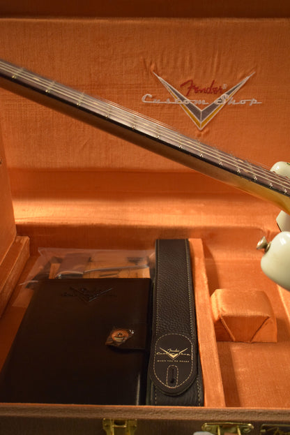 Fender 1959 Stratocaster Journeyman Relic Super Faded Aged Sonic Blue 3A Rosewood Fingerboard