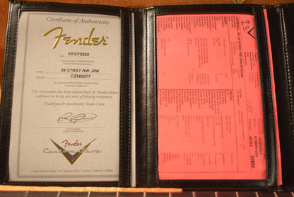 Fender 1959 Stratocaster Journeyman Relic Super Faded Aged Sonic Blue 3A Rosewood Fingerboard