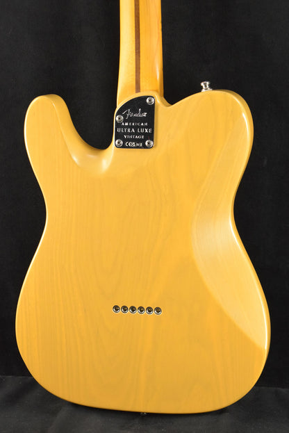 Fender American Ultra Luxe Vintage '50s Telecaster Butterscotch Blonde Maple Fingerboard