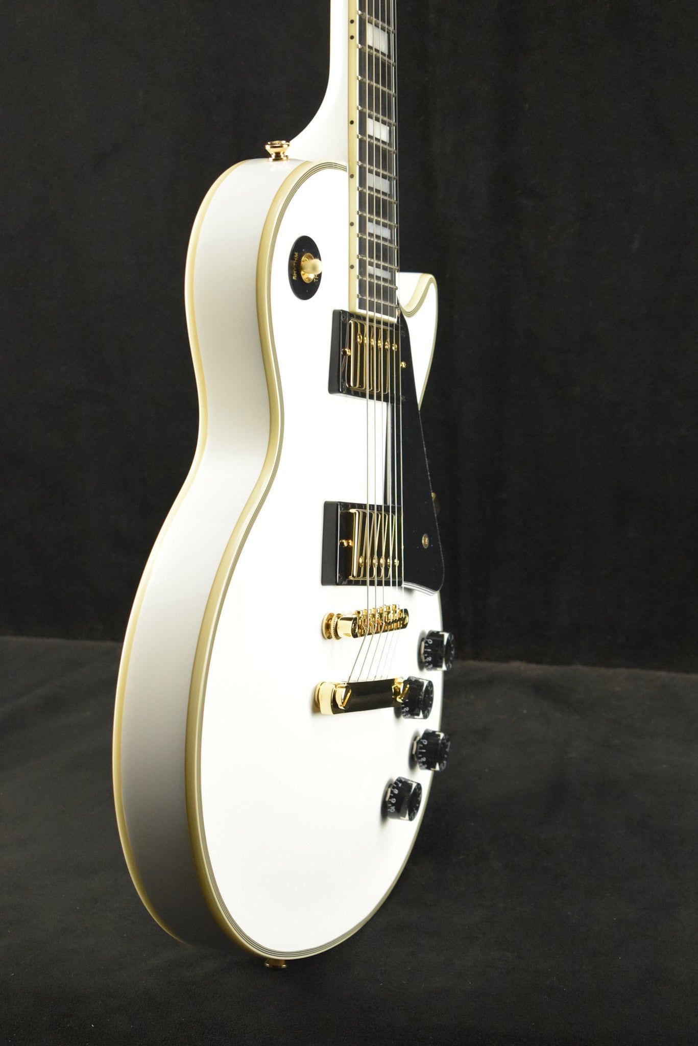 Epiphone IGC Les Paul Custom Alpine White w/Hard Case – Fuller's