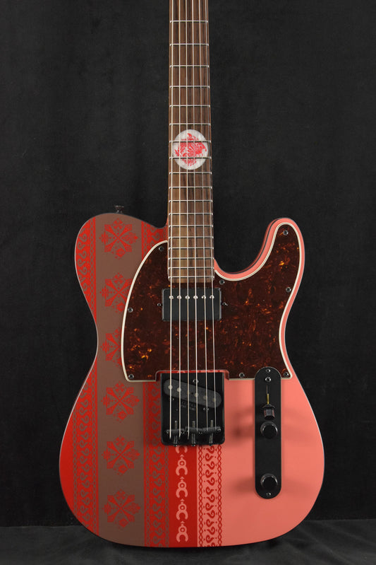 Fender Monster Hunter Rathalos Telecaster Rathalos Red Rosewood Fingerboard