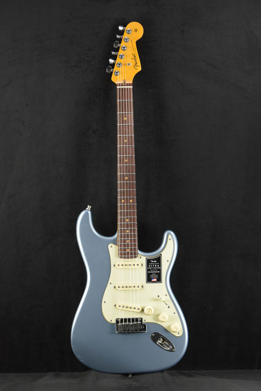 Fender American Ultra Luxe Vintage '60s Stratocaster Ice Blue Metallic Rosewood Fingerboard