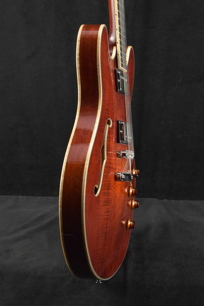 Eastman T186MX All Solid Carved Series Thinline Bare Knuckle HB Pickups Classic Finish