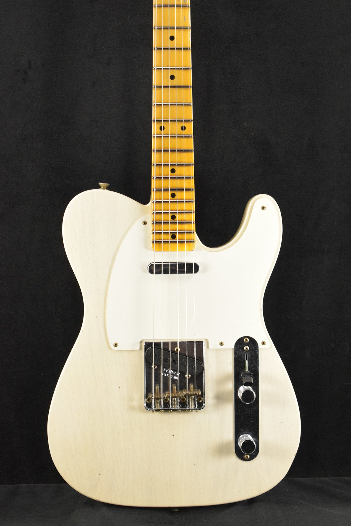 Fender 1959 Telecaster Journeyman Relic Aged White Blonde 1-Piece Rift Sawn Maple Neck Fingerboard