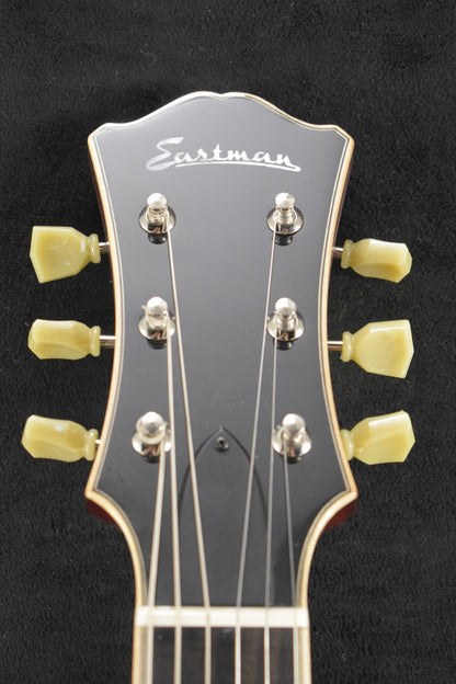 Eastman T186MX All Solid Carved Series Thinline Bare Knuckle HB Pickups Classic Finish