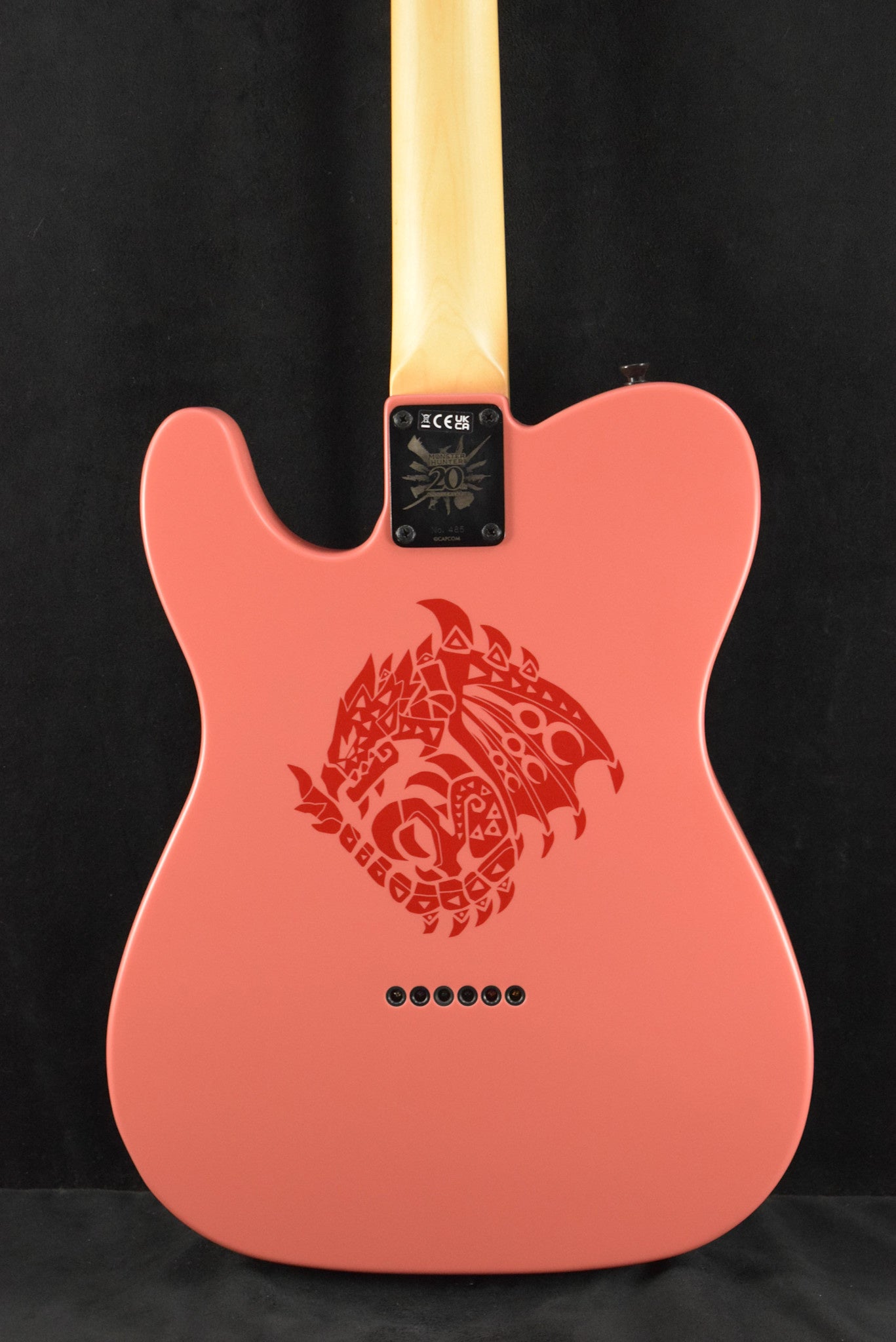 Fender Monster Hunter Rathalos Telecaster Rathalos Red Rosewood Fingerboard