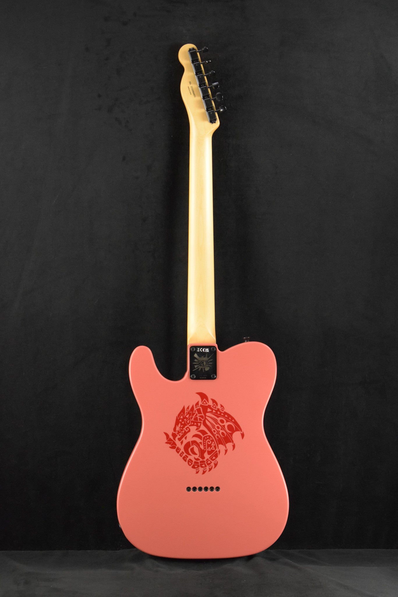 Fender Monster Hunter Rathalos Telecaster Rathalos Red Rosewood Fingerboard