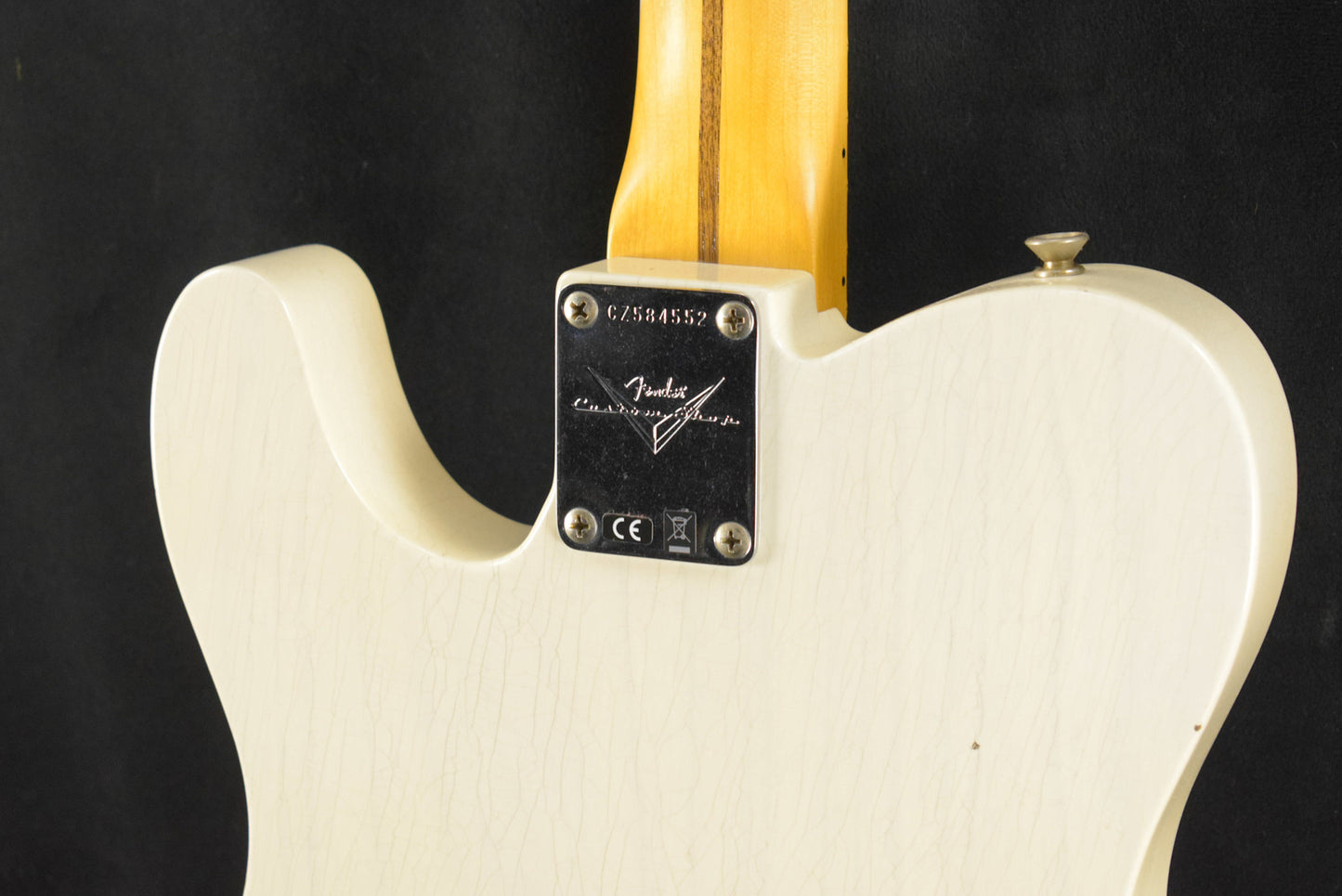 Fender 1959 Telecaster Journeyman Relic Aged White Blonde 1-Piece Rift Sawn Maple Neck Fingerboard