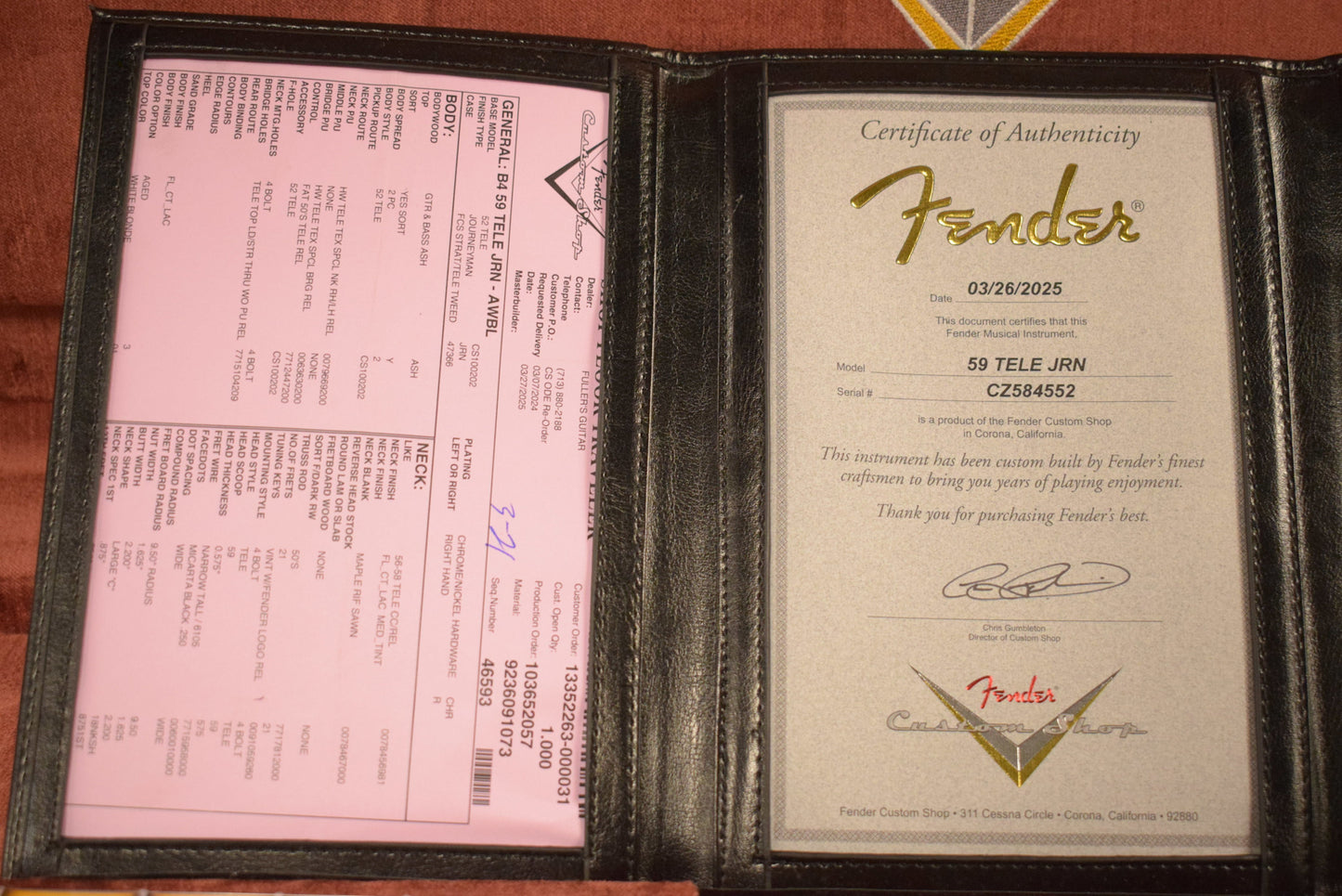 Fender 1959 Telecaster Journeyman Relic Aged White Blonde 1-Piece Rift Sawn Maple Neck Fingerboard