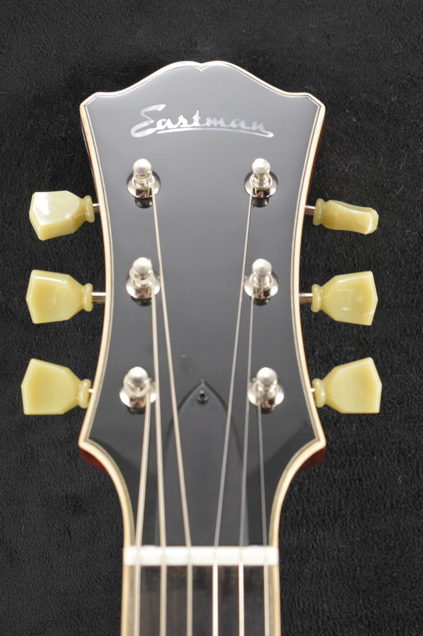 Eastman T185MX All Solid Carved Thinline Bare Knuckle HB Pickups Classic Finish