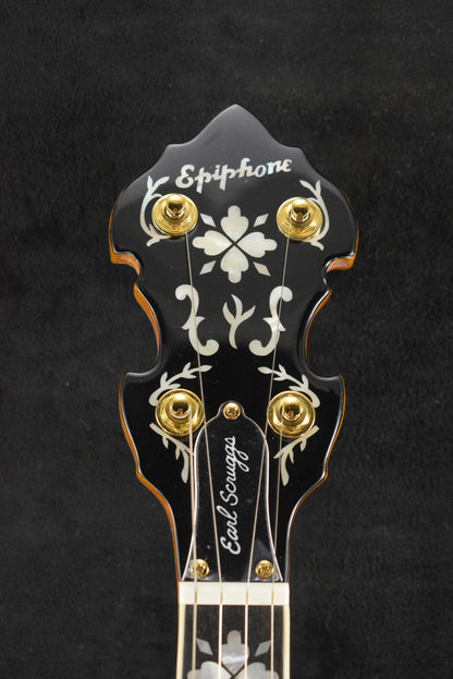 Epiphone Earl Scruggs Golden Deluxe Banjo Vintage Sunburst w/Hardshell Case