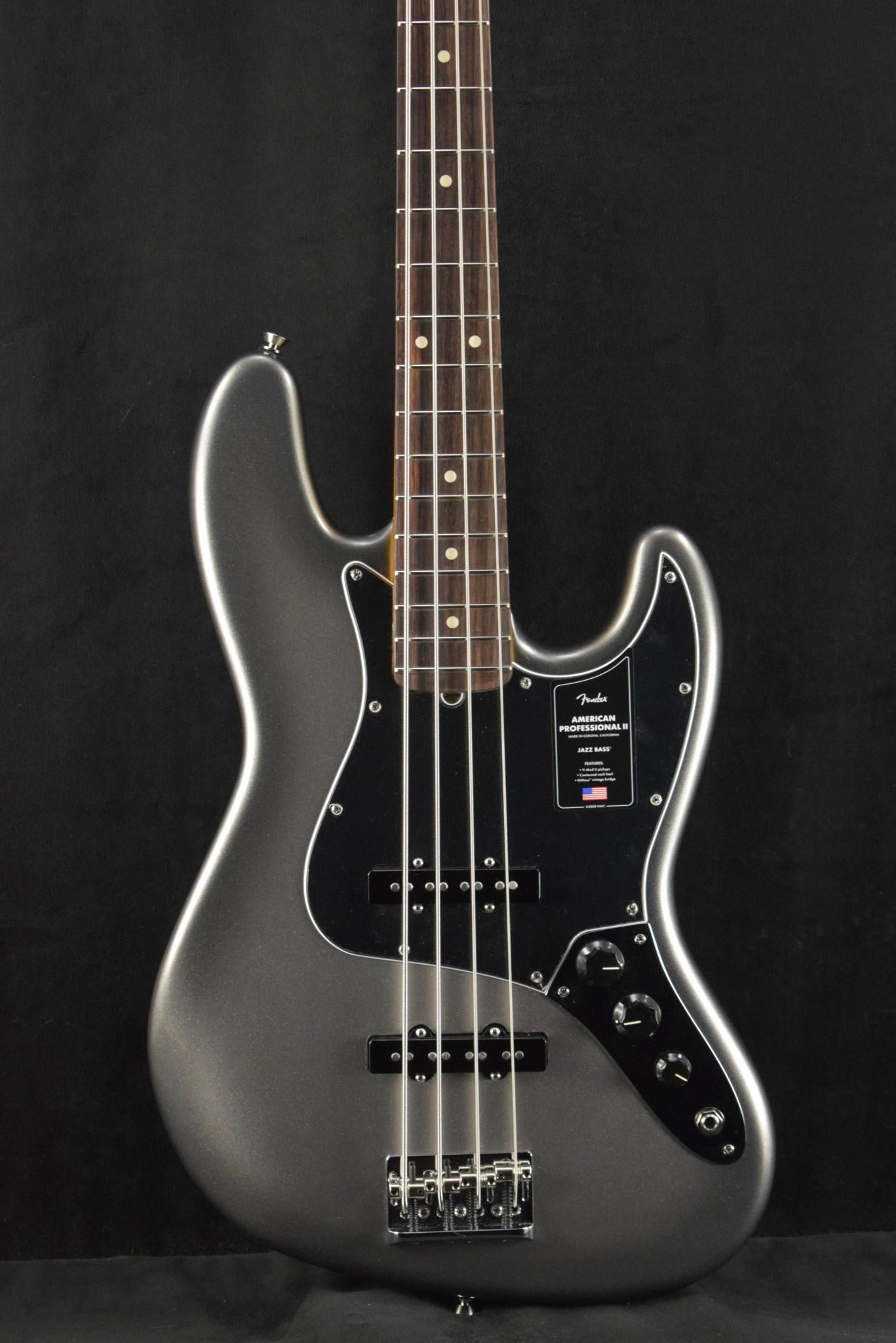 Fender American Professional II Jazz Bass Mercury Rosewood Fingerboard