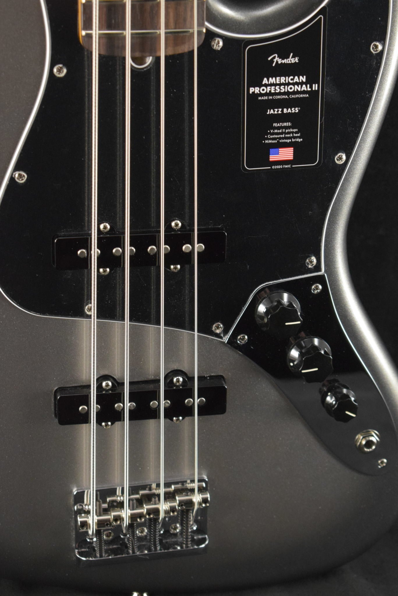 Fender American Professional II Jazz Bass Mercury Rosewood Fingerboard