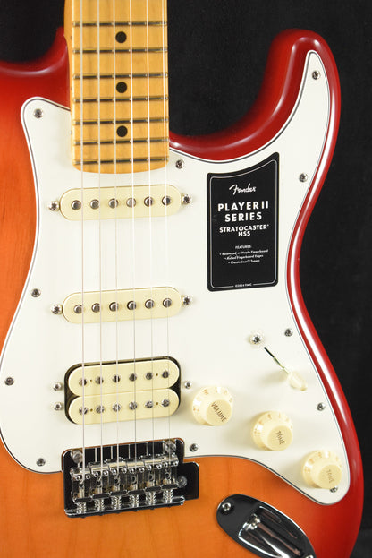 Fender Player II Stratocaster HSS Aged Cherry Burst Maple Fingerboard
