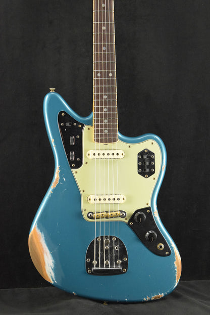 Fender Custom Shop 1965 Jaguar Heavy Relic Faded Ocean Turquoise Rosewood Fingerboard