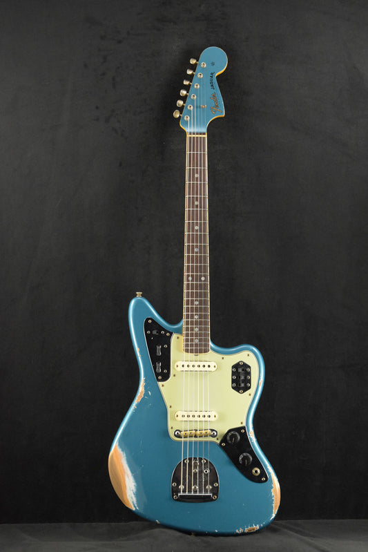 Fender Custom Shop 1965 Jaguar Heavy Relic Faded Ocean Turquoise Rosewood Fingerboard