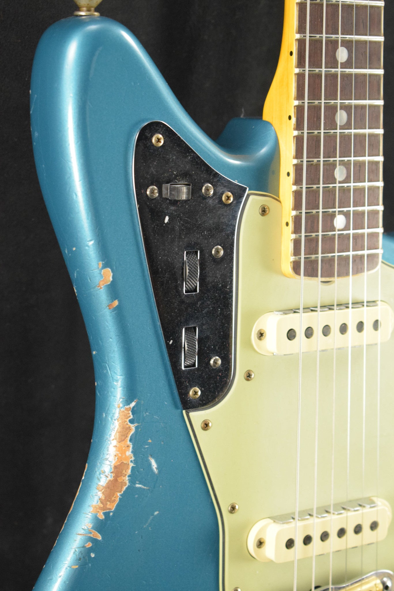Fender Custom Shop 1965 Jaguar Heavy Relic Faded Ocean Turquoise Rosewood Fingerboard