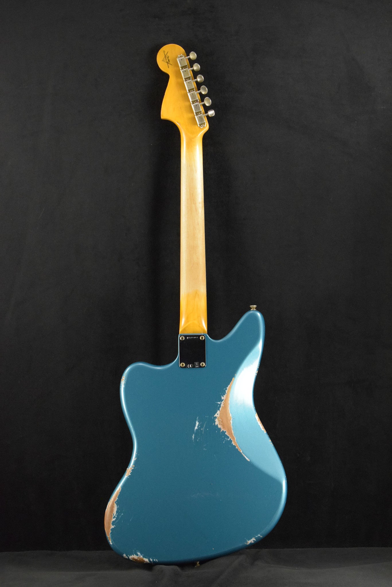 Fender Custom Shop 1965 Jaguar Heavy Relic Faded Ocean Turquoise Rosewood Fingerboard