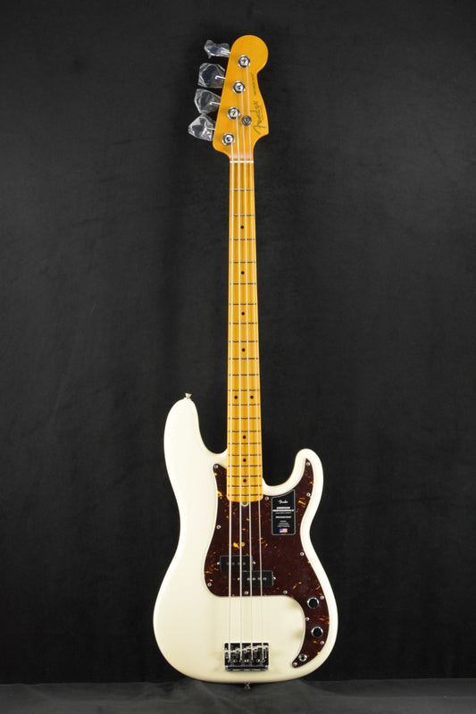 Fender American Professional II Precision Bass Olympic White Maple Fingerboard