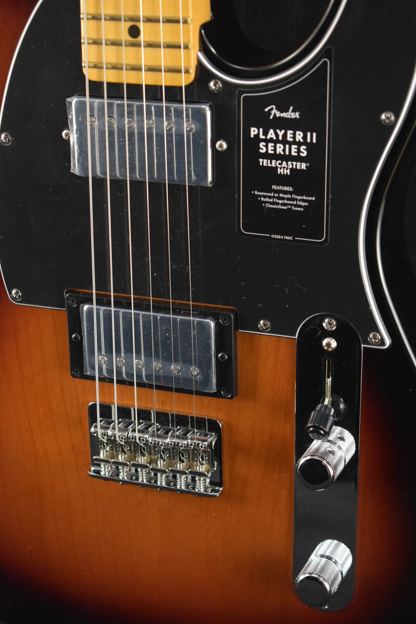 Fender Player II Telecaster HH 3-Color Sunburst Maple Fingerboard
