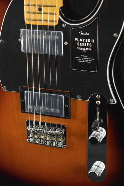 Fender Player II Telecaster HH 3-Color Sunburst Maple Fingerboard