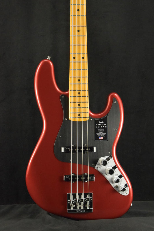 Fender American Ultra II Jazz Bass Sinister Red Maple Fingerboard