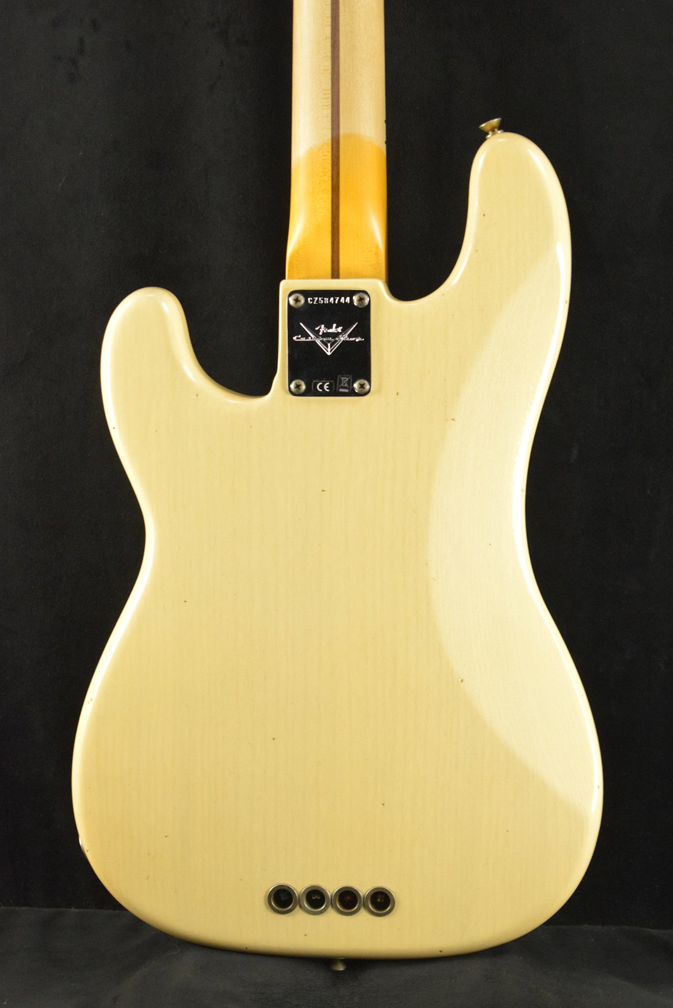 Fender 1954 Precision Bass Journeyman Relic Aged Vintage Blonde 1-Piece Quartersawn Maple Neck Fingerboard