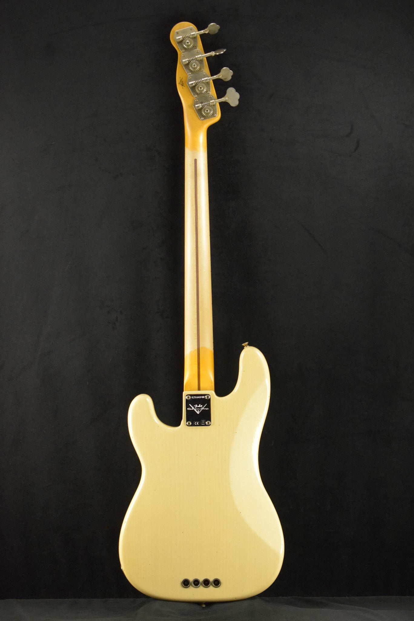 Fender 1954 Precision Bass Journeyman Relic Aged Vintage Blonde 1-Piece Quartersawn Maple Neck Fingerboard