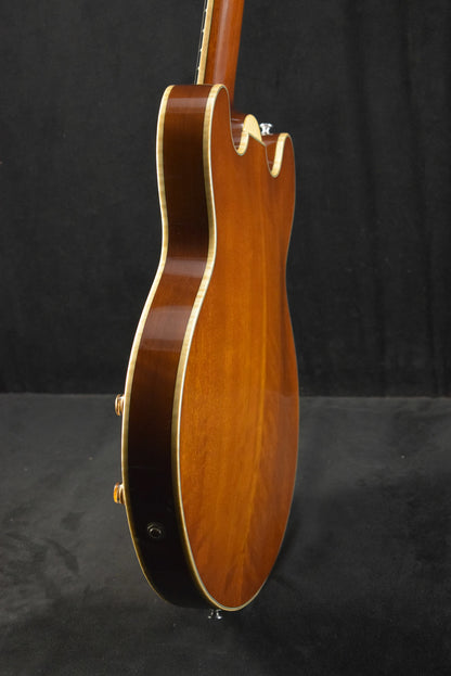 Eastman T184MX-GB All Solid Carved Series 14" Thinline Goldburst Truetone Gloss