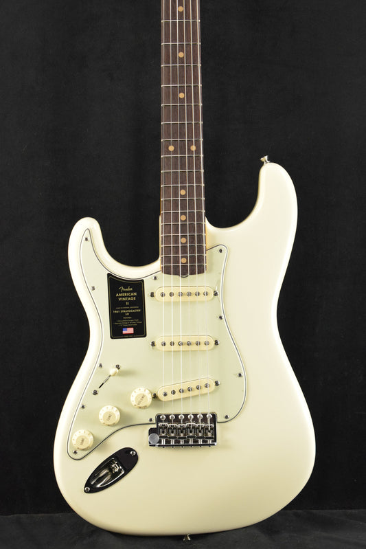 Fender American Vintage II 1961 Stratocaster Left-Hand Olympic White Rosewood Fingerboard