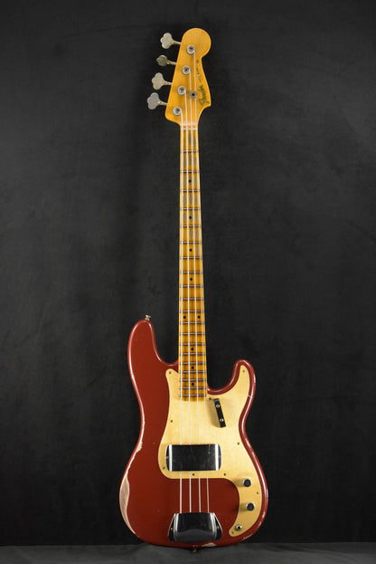 Fender Limited Edition P-Jazz Bass Relic Aged Cimarron Red 1-Piece Quartersawn Maple Neck Fingerboard