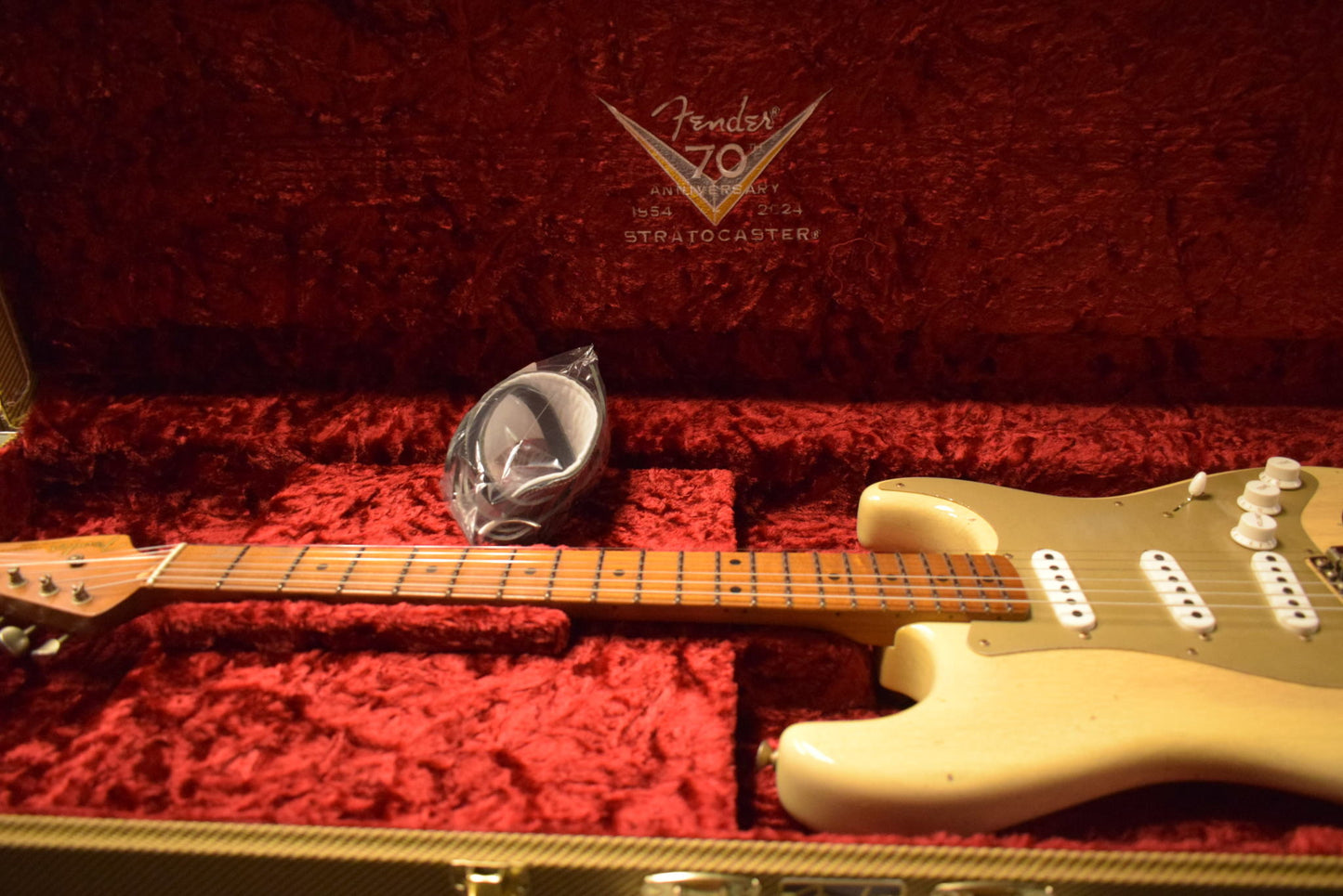 Fender Limited Edition 1954 Roasted Stratocaster Journeyman Relic Natural Blonde 1-Piece Roasted Quartersawn Maple Fingerboard