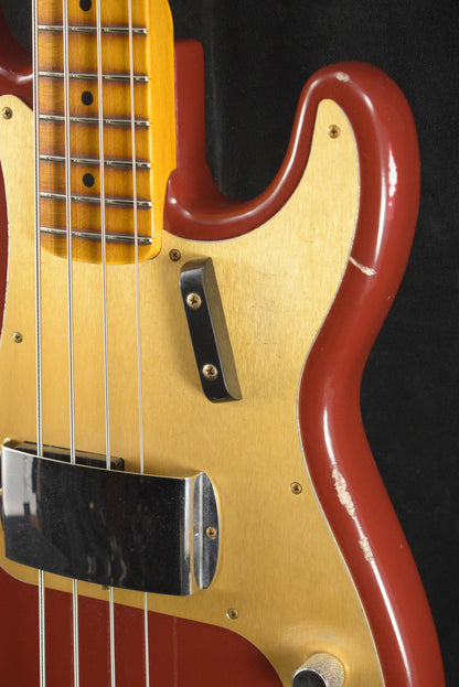 Fender Limited Edition P-Jazz Bass Relic Aged Cimarron Red 1-Piece Quartersawn Maple Neck Fingerboard