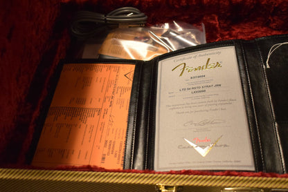 Fender Limited Edition 1954 Roasted Stratocaster Journeyman Relic Natural Blonde 1-Piece Roasted Quartersawn Maple Fingerboard