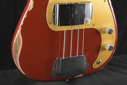 Fender Limited Edition P-Jazz Bass Relic Aged Cimarron Red 1-Piece Quartersawn Maple Neck Fingerboard