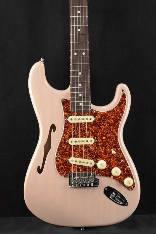 Fender American Professional II Stratocaster Thinline Transparent Shell Pink Rosewood Fingerboard