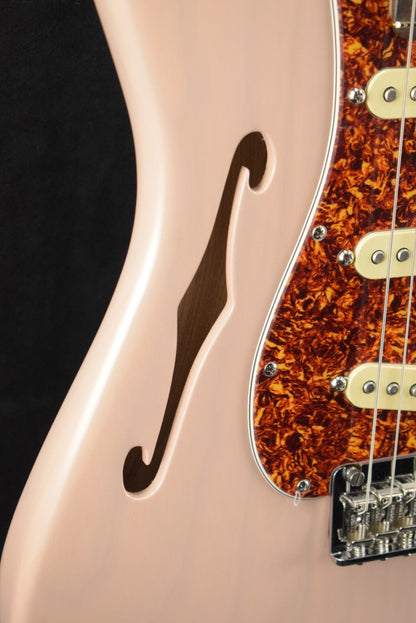 Fender American Professional II Stratocaster Thinline Transparent Shell Pink Rosewood Fingerboard