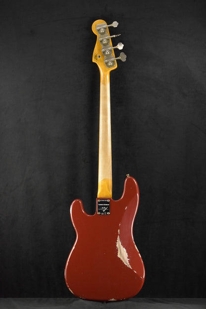 Fender Limited Edition P-Jazz Bass Relic Aged Cimarron Red 1-Piece Quartersawn Maple Neck Fingerboard