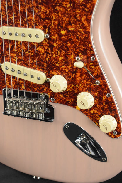 Fender American Professional II Stratocaster Thinline Transparent Shell Pink Rosewood Fingerboard